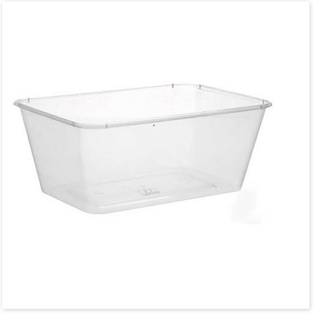 Bộ 50 hộp nhựa vuông 1000ml đựng thực phẩm bảo quản trong tủ lạnh, đựng kimchi-Song Long