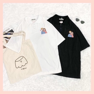 ☘️ áo thun tay lỡ polo - hình thật tự chụp
