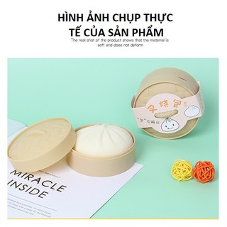 Đồ chơi squishy hình bánh bao giải trí người lớn giảm stress Dẻo bóp mềm chất liệu TPR co dãn đàn bánh bao đồ chơi giảm stress