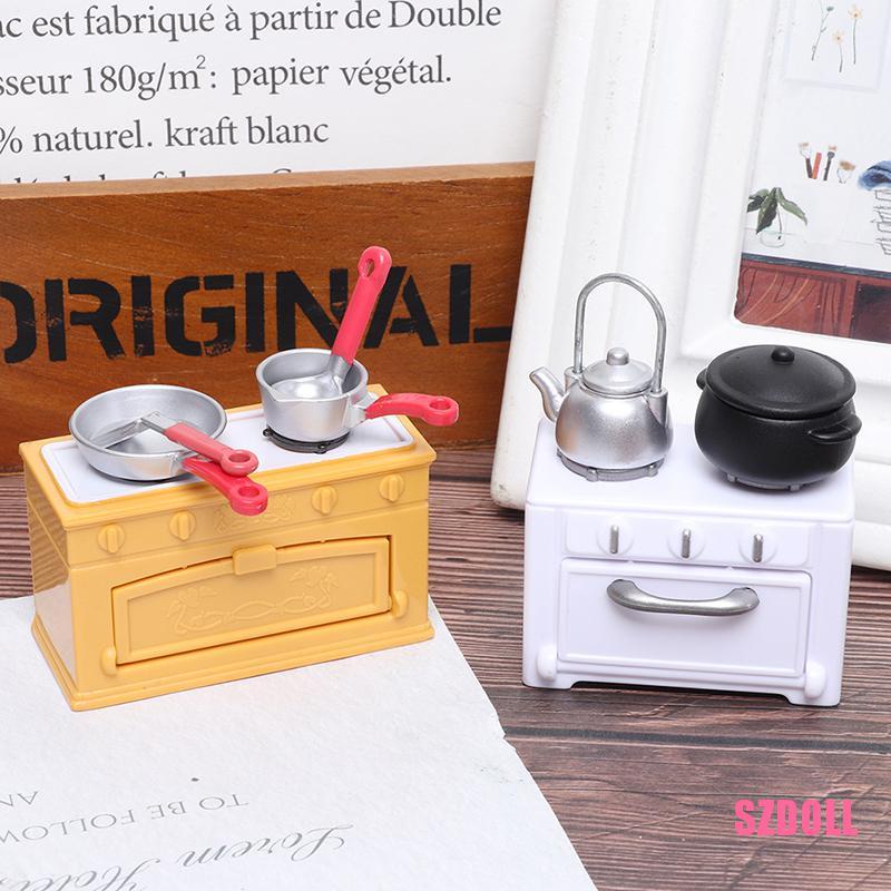 Mô Hình Đồ Chơi Dụng Cụ Nấu Ăn Nhà Bếp Cho Búp Bê Tỉ Lệ 1:12