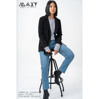 Áo blazer nữ dài tay fitted blazer Maxy Workshop