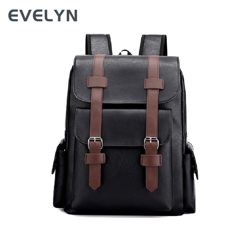 Balo Da Pu Mềm Cỡ Lớn Đựng Laptop Thời Trang Cho Nam Nữ