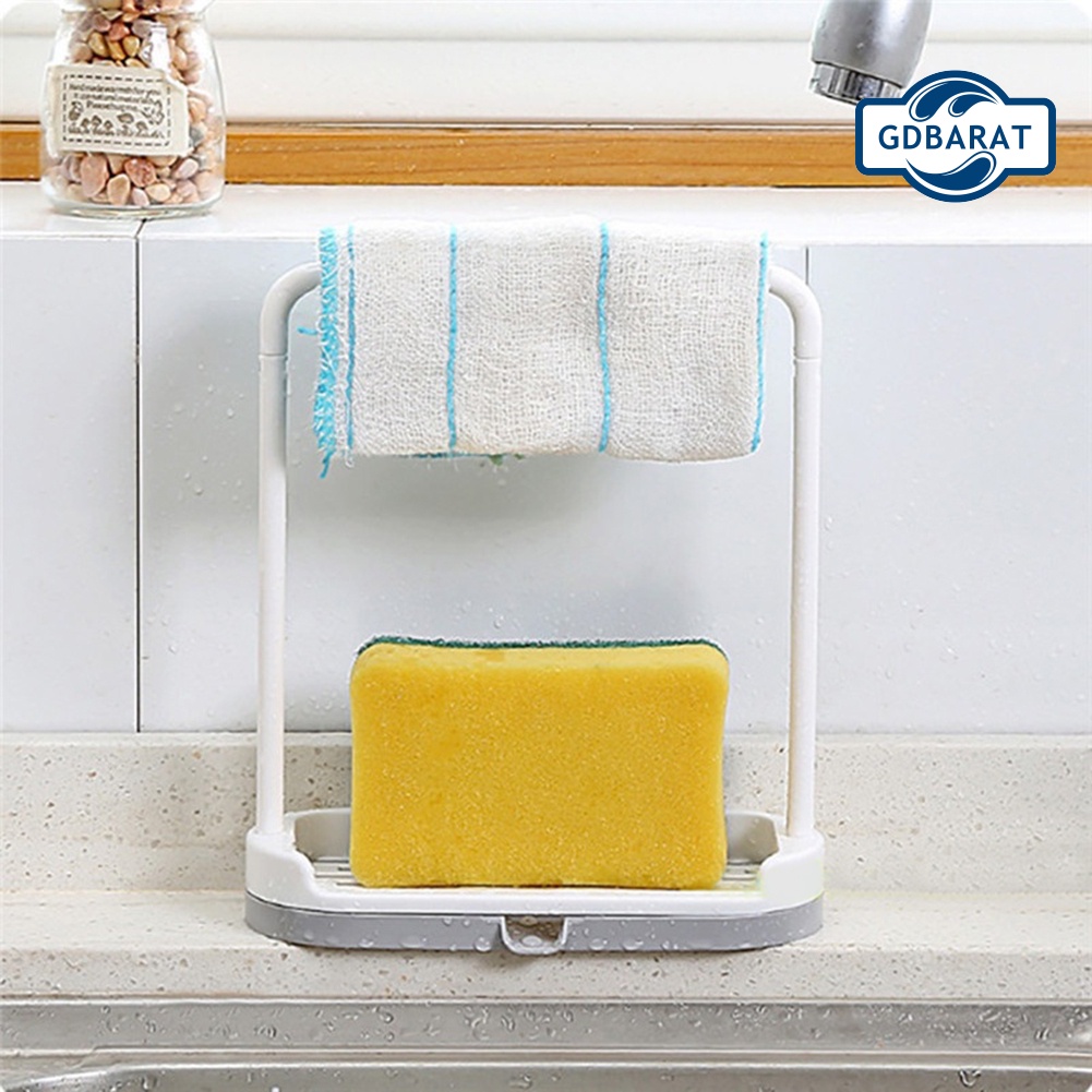 Giá Đỡ Xà Phòng / Bọt Biển 2 Trong 1 Tiện Dụng Cho Nhà Bếp / Phòng Tắm