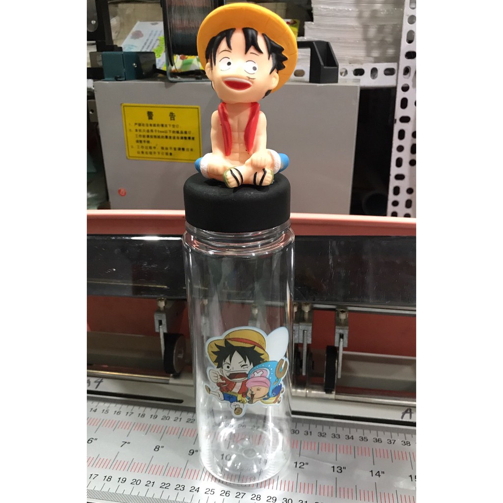 Bình nước chopper đầu nổi BNDN2 500ml one piece hoạt hình cute dễ thương