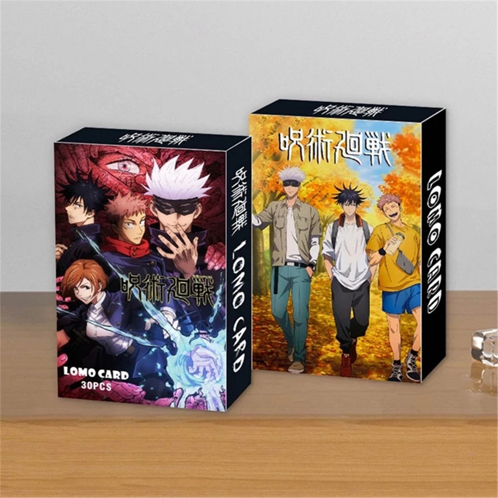Bộ 30 Thẻ Hình Phim Anime Jujutsu Kaisen Dùng Làm Quà Tặng Sinh Nhật Cho Trẻ Em