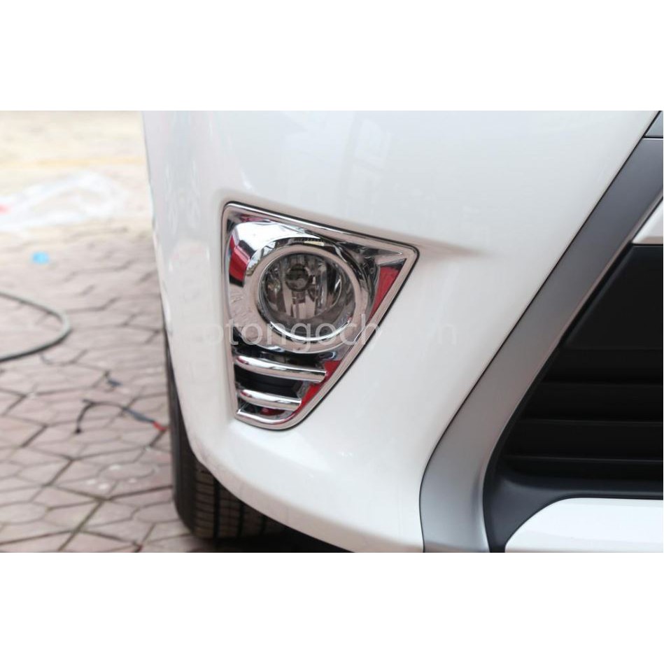 Ốp viền đèn gầm trước xe Toyota Yaris mạ crom