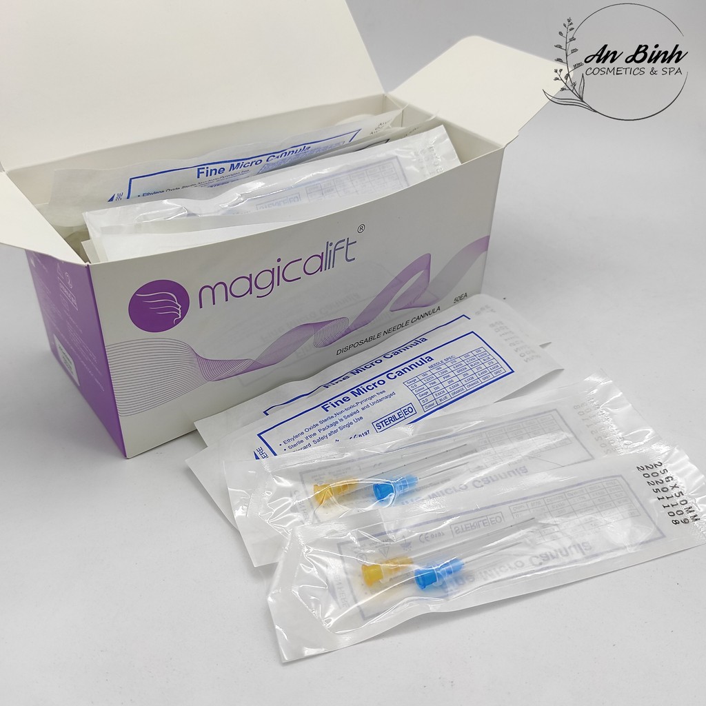 (Q1-HCM) Hộp 50 Kim Cannula Đầu Tù Chuyên Tiêm Filler Magicalift Cao Cấp - Kim Cannula Cao Cấp Magicalift