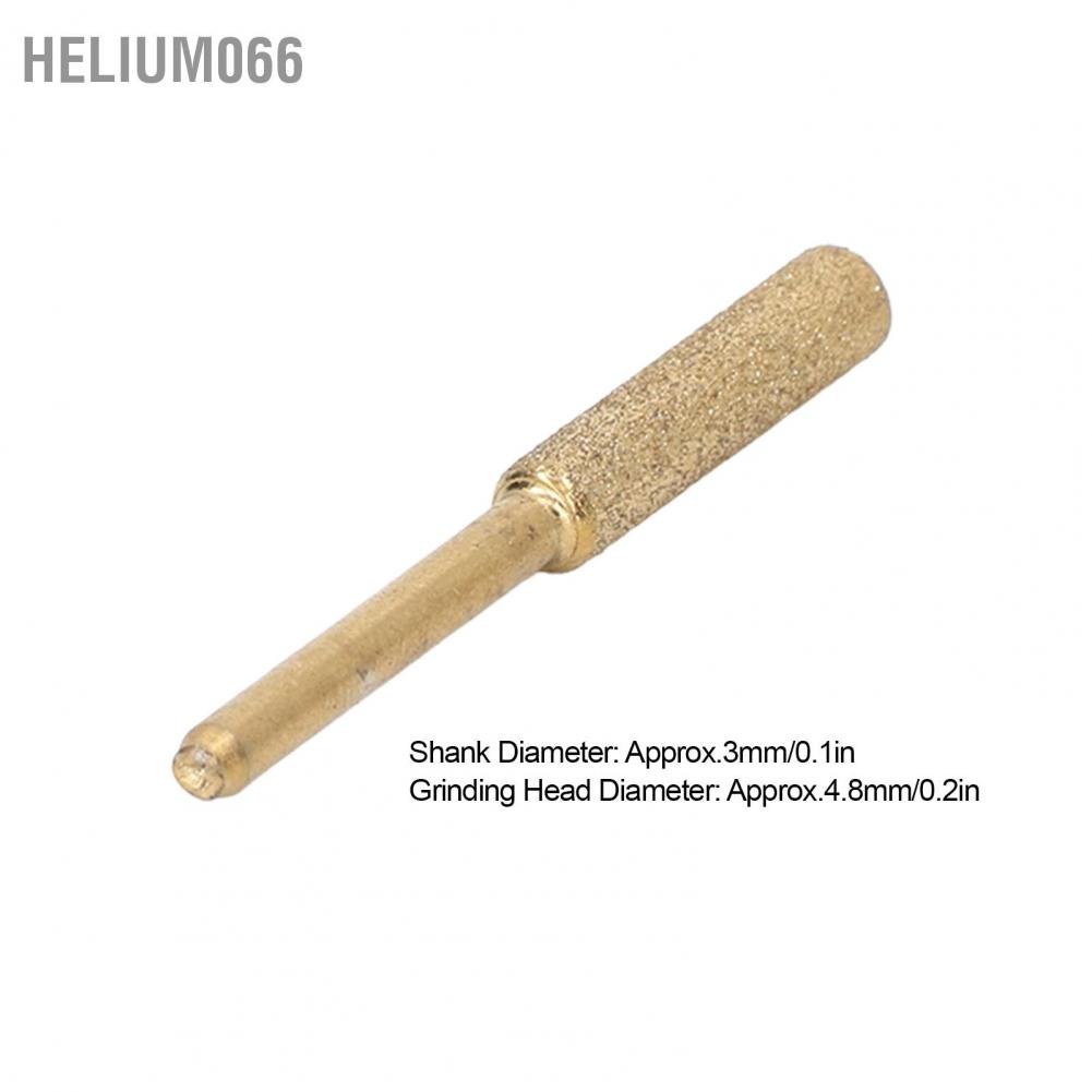 Helium066 12 cái Đầu mài 3mm Cưa 4 8mm sắt Mài đầu mòn Đá nhám chống