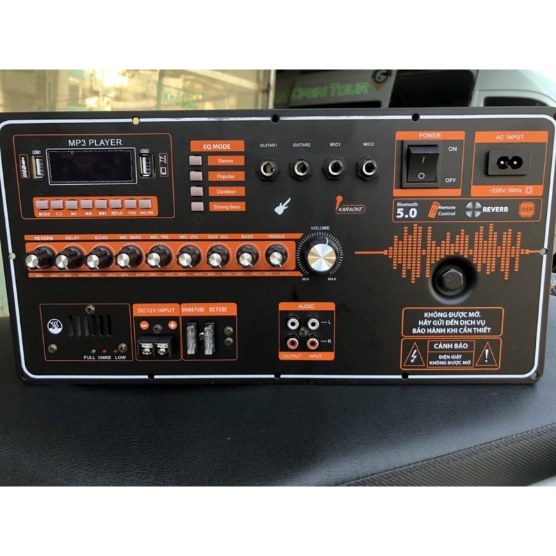 Bo mạch loa kéo công suất lớn có reverb mới 2021