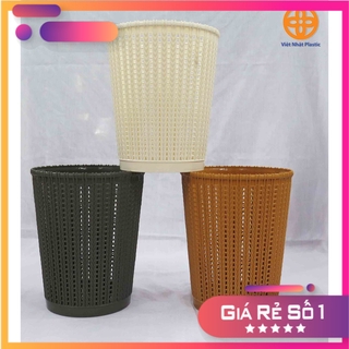 Sọt rác nhựa Việt Nhật; Sọt rác nhựa giả mây việt nhật, sọt đựng quần áo, đồ chơi trẻ em cao cấp