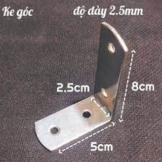 < RỘNG 3CM > KE GÓC CHỮ L- SẮT MẠ