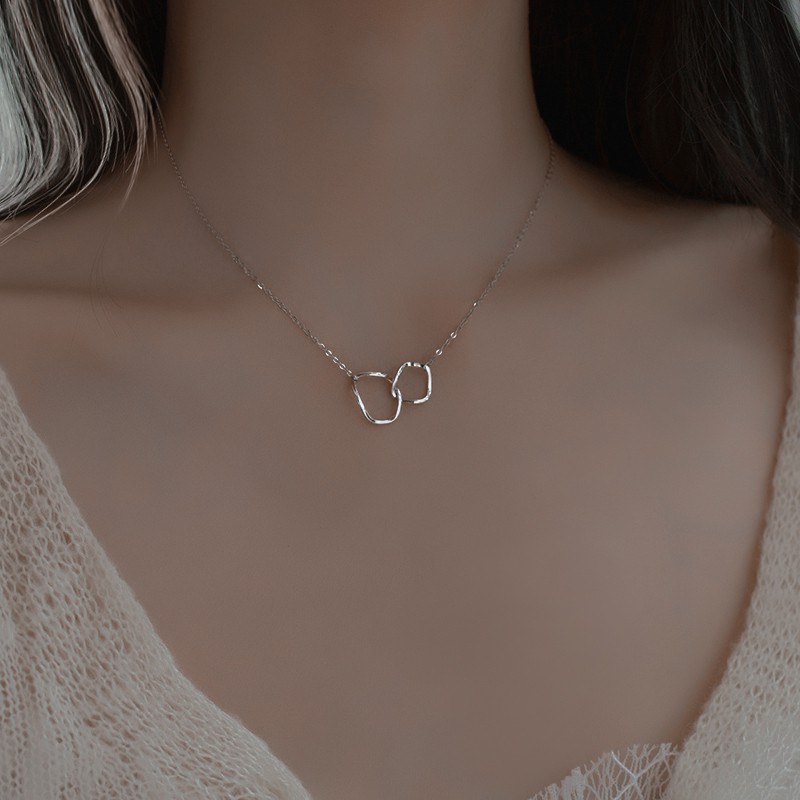 vòng cổ Mặt Tròn Đơn Giản C133