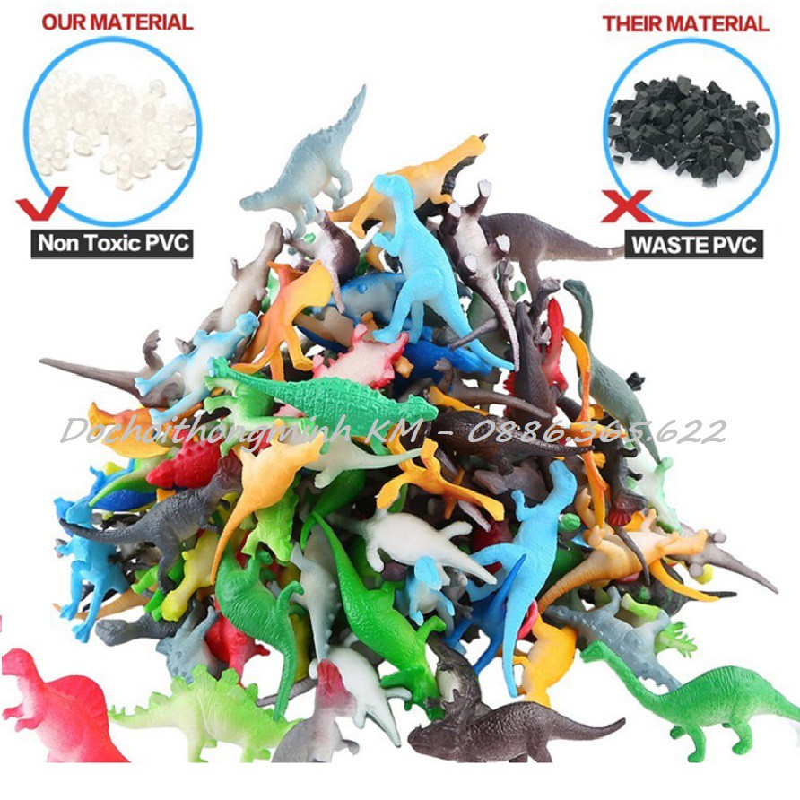 Bộ 22 khủng long size mini 5-7cm