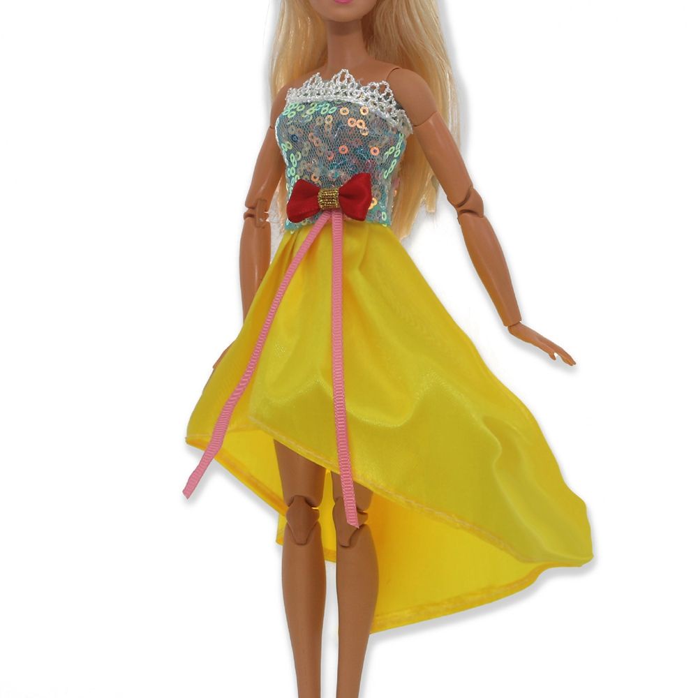 Đầm thời trang xinh xắn cho búp bê 30cm DIY