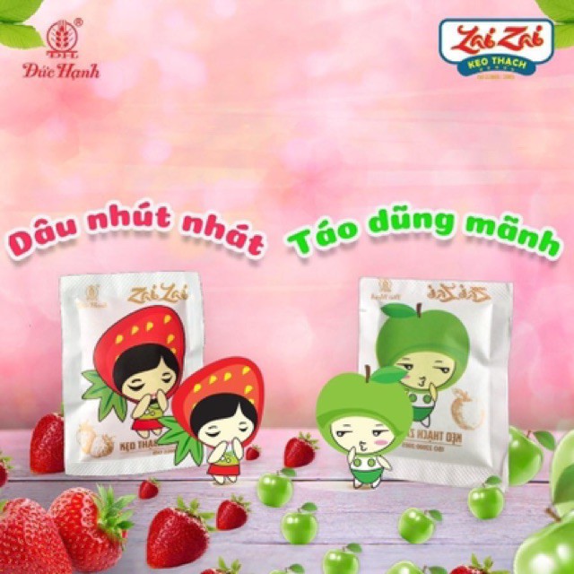 320G KẸO THẠCH ZAIZAI loại DÀI ĐỨC HẠNH thạch rau câu