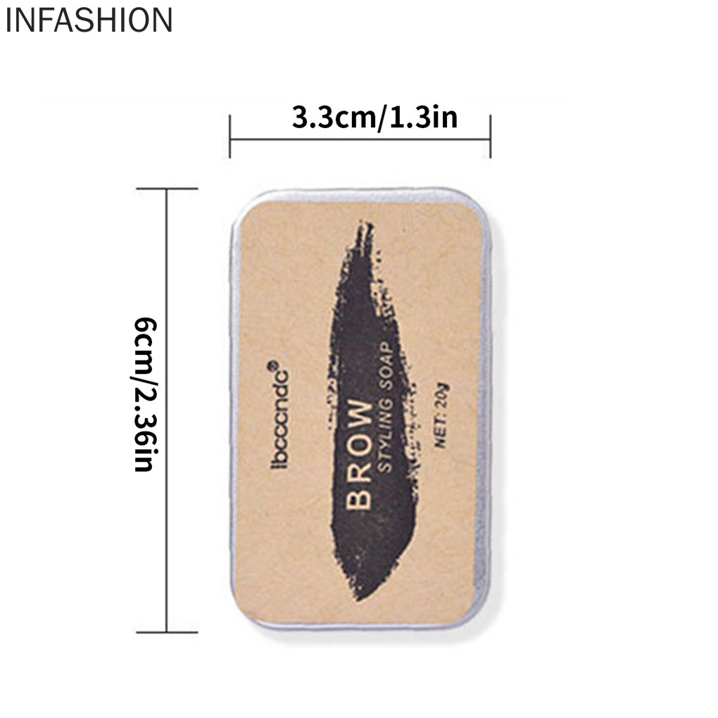 [Hàng mới về] Gel tạo kiểu lông mày 3D lâu trôi kèm cọ chải tiện dụng cho nữ