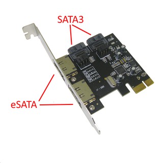 Card chuyển PCI-E sang SATA III esata | card pcie sang sata3.0 x8dtl