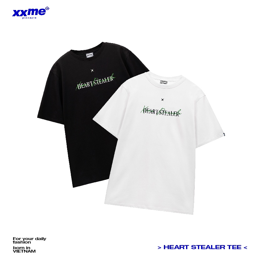 ( 2 Màu ) Áo thun XXME vải 100% cotton cao cấp Heart Stealer Tee – Màu Đen / Trắng , cổ tròn, thoáng mát