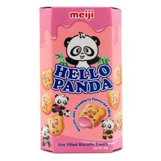 Bánh gấu Meiji Hello Panda kem sữa