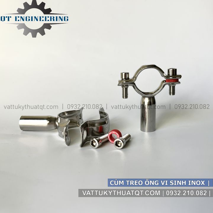 Cùm Treo Ống Vi Sinh Inox 304