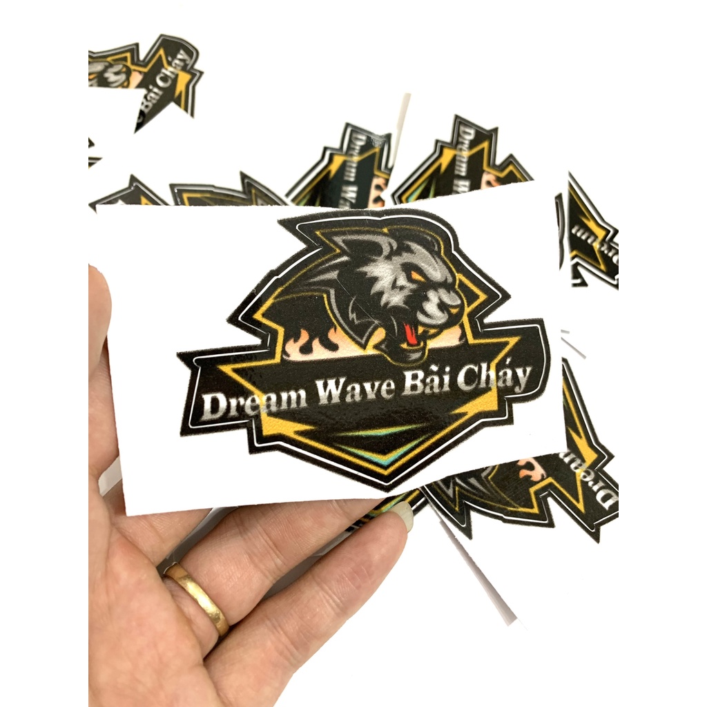 Tem Sticker Wave Dream Bãi Cháy 3 lớp Siêu Đẹp