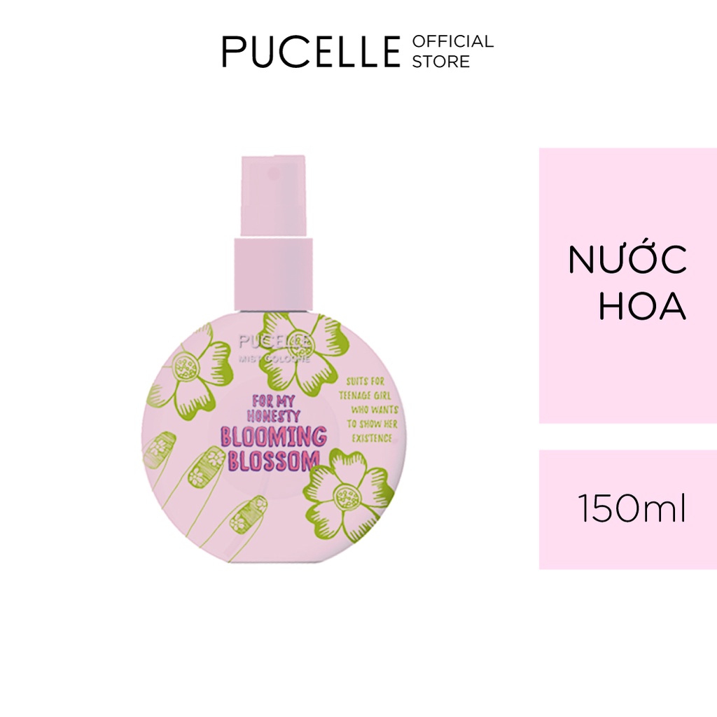 Nước Hoa dạng xịt PUCELLE Mist Cologne Blooming Blossom For My Honesty 150ml