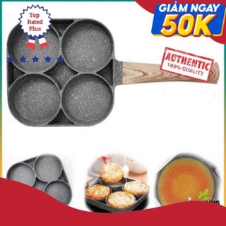 Chảo Chống Dính Bếp Từ,Chảo Chống Dính 4 Ngăn Chiên Rán Đa Năng Tiện Dụng Đế Cao Cấp Dùng Tất Cả Loai Bếp-Shop MICHU