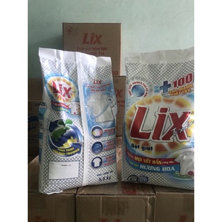 Combo 2goi Bột giặt Lix Extra hương Hoa 5.5kg