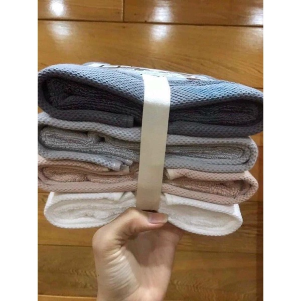 Sét 4 chiếc khăn tắm xuất khẩu nhà máy( sz 40*80cm)