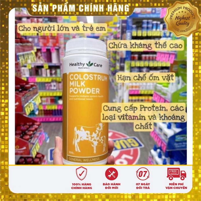 [Chính hãng Úc] Sữa bò non Healthycare 300gr của Úc - Date mới