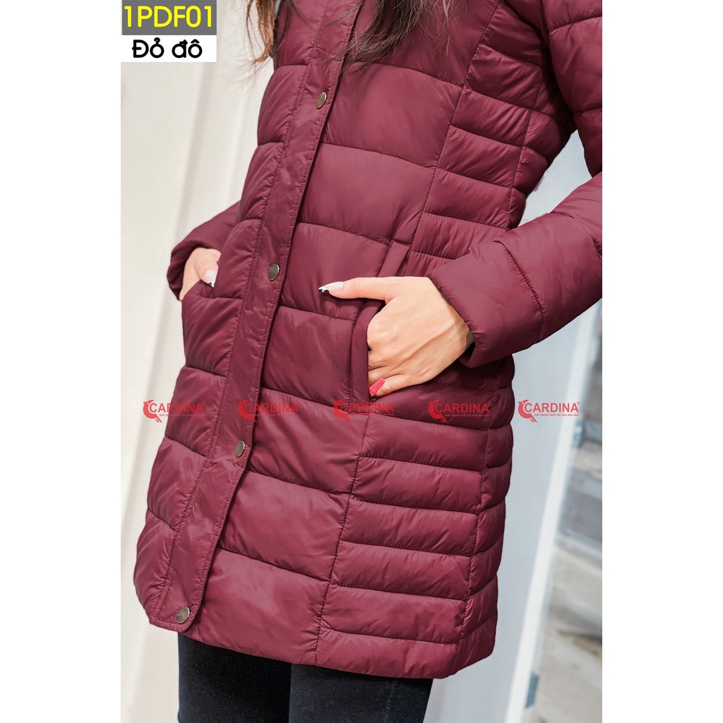 Áo phao nữ CARDINA dáng dài siêu nhẹ cao cấp, thiết kế sang trọng cho mùa đông ấm áp PDF. | BigBuy360 - bigbuy360.vn