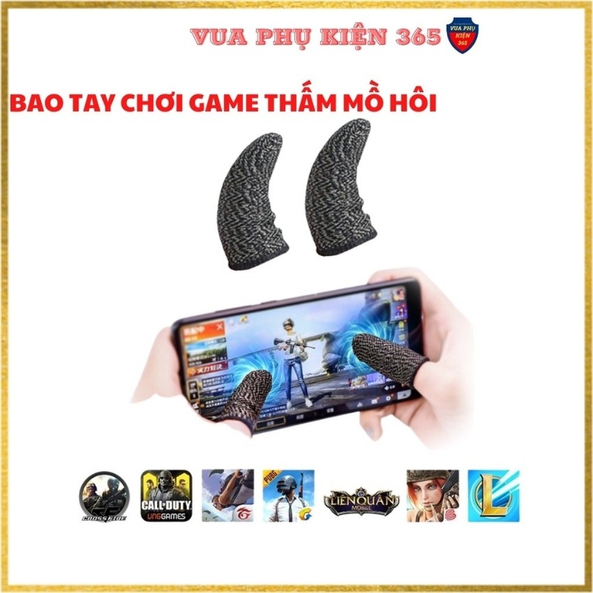 Bao Tay Chơi Game, Găng Tay Chơi Game Chống Mồ Hôi Chất Liệu Cotton Game Mobile FreeFire/Tốc Chiến/Liên Quân/Pubg