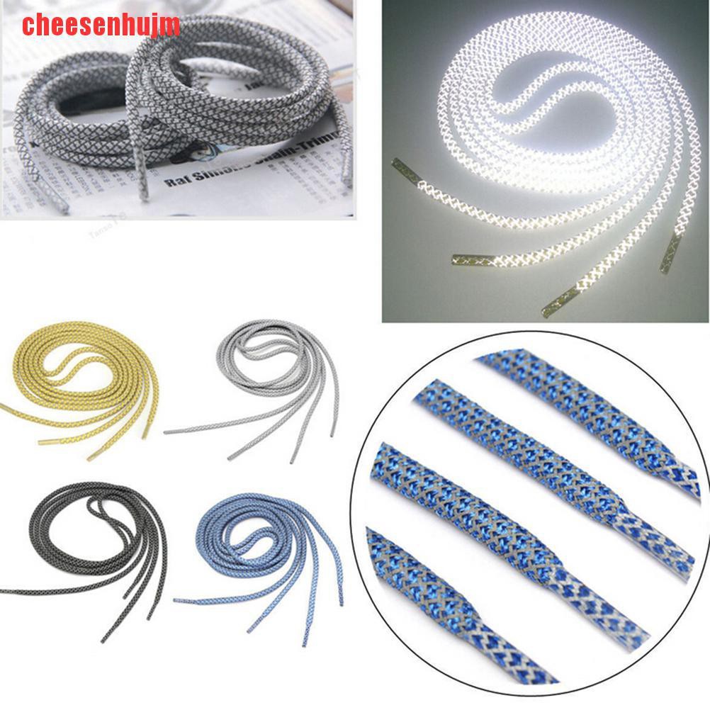 Dây Giày Thể Thao Chạy Bộ Cột Dây Phản Quang Tròn