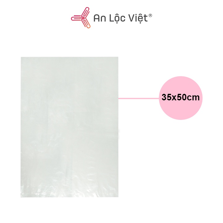 1 Kg bao nylon PE (loại dày - bóng) nhiều kích cỡ 15x25cm, 35x50cm, 40x60cm