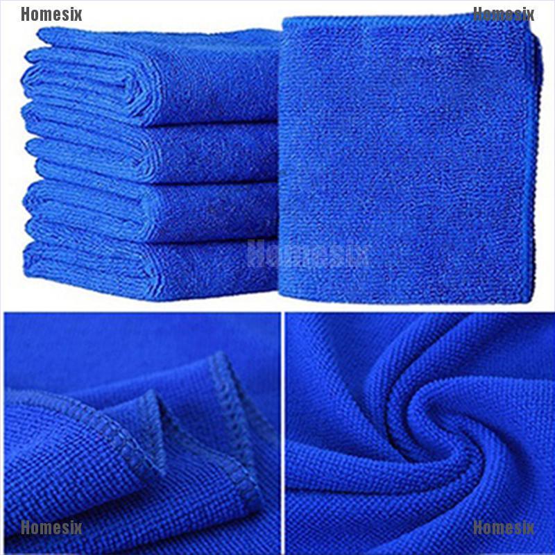 [zHMSI] 5/10Pcs/set Soft Auto Car Microfiber Wash Cloth Cleaning Towels TYU