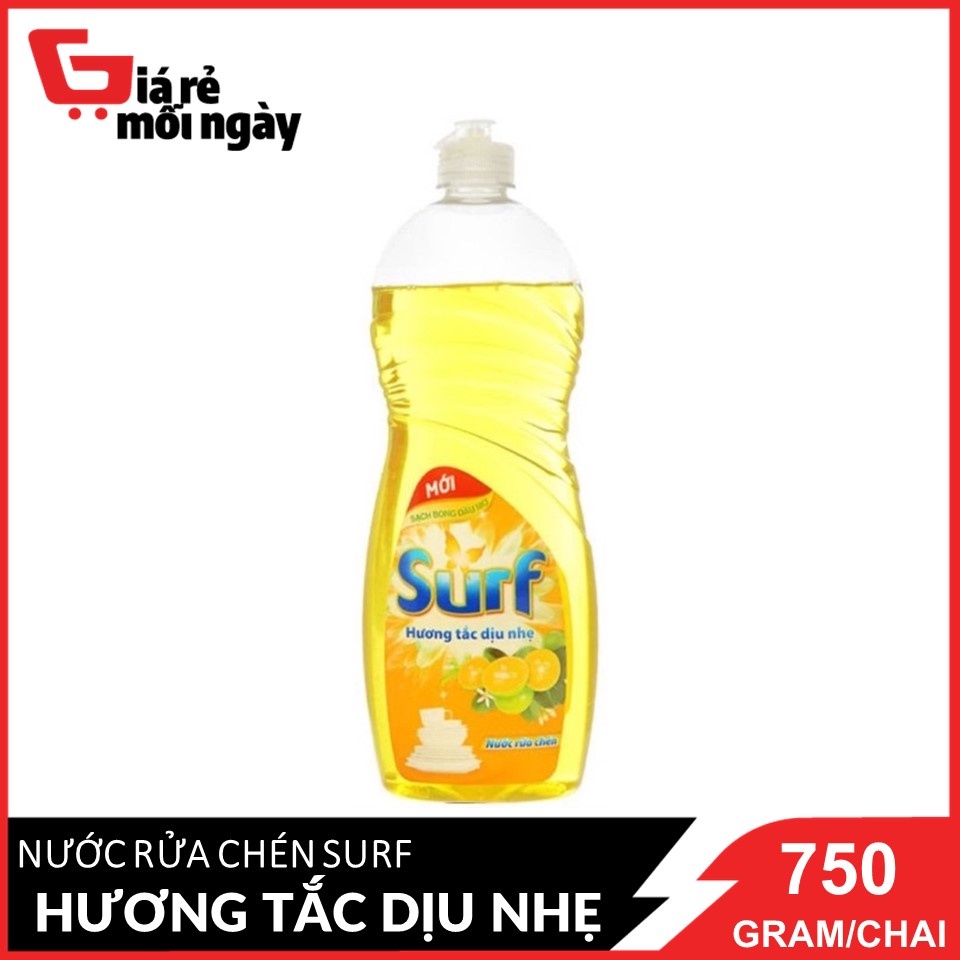 Nước Rửa Chén Surf Hương Tắc Chai 750g