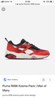 Giày PUMA KOSMA size 39-40
