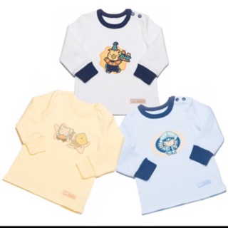 Áo cài vai cổ tròn lullaby cho bé trai
