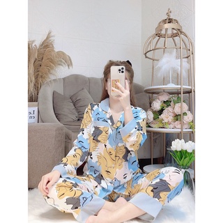 PIJAMA Lụa thiết kế cao cấp- Đồ bộ lụa pijama
