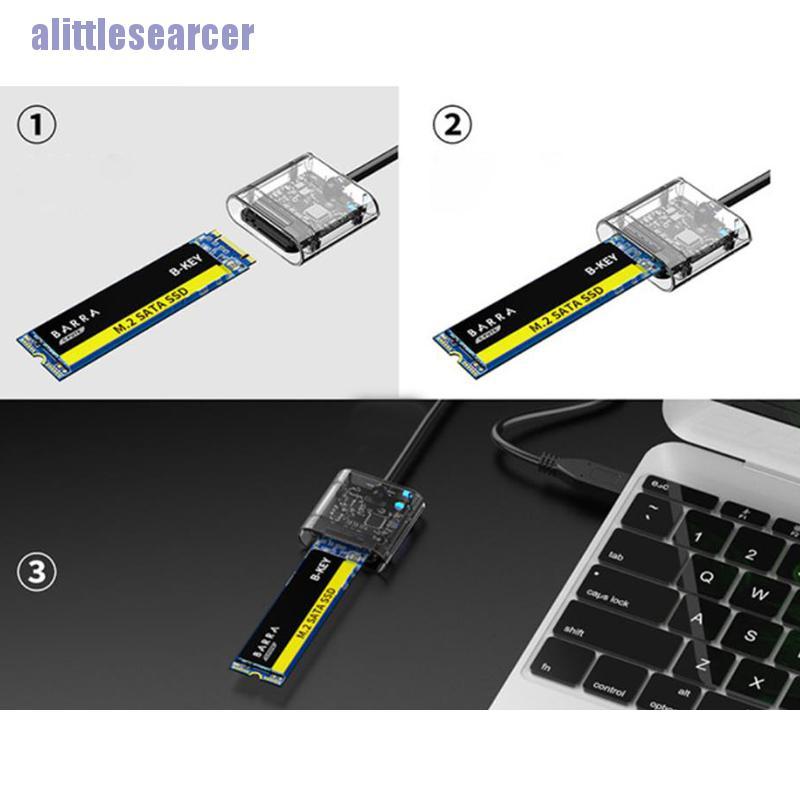 Bộ Chuyển Đổi M2 Ssd Sata Chassis M.2 Sang Usb 3.0 Ssd Adapter For Ngff Sata / B Key