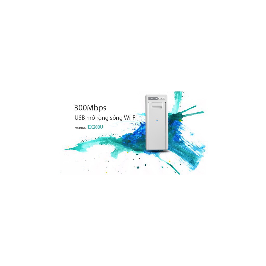 USB mở rộng sóng Wi-Fi 300Mbps Totolink EX200U-Bảo hành 12 tháng