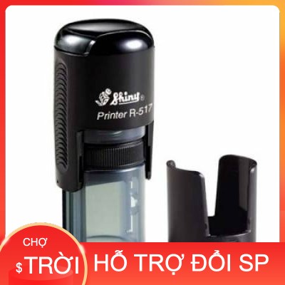 Freeship Khắc Con dấu tròn Shiny R517 đường kính 17mm