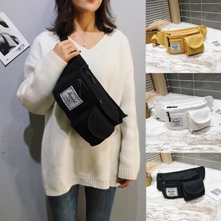 Túi vải canvas đeo chéo thời trang cá tính cho nữ