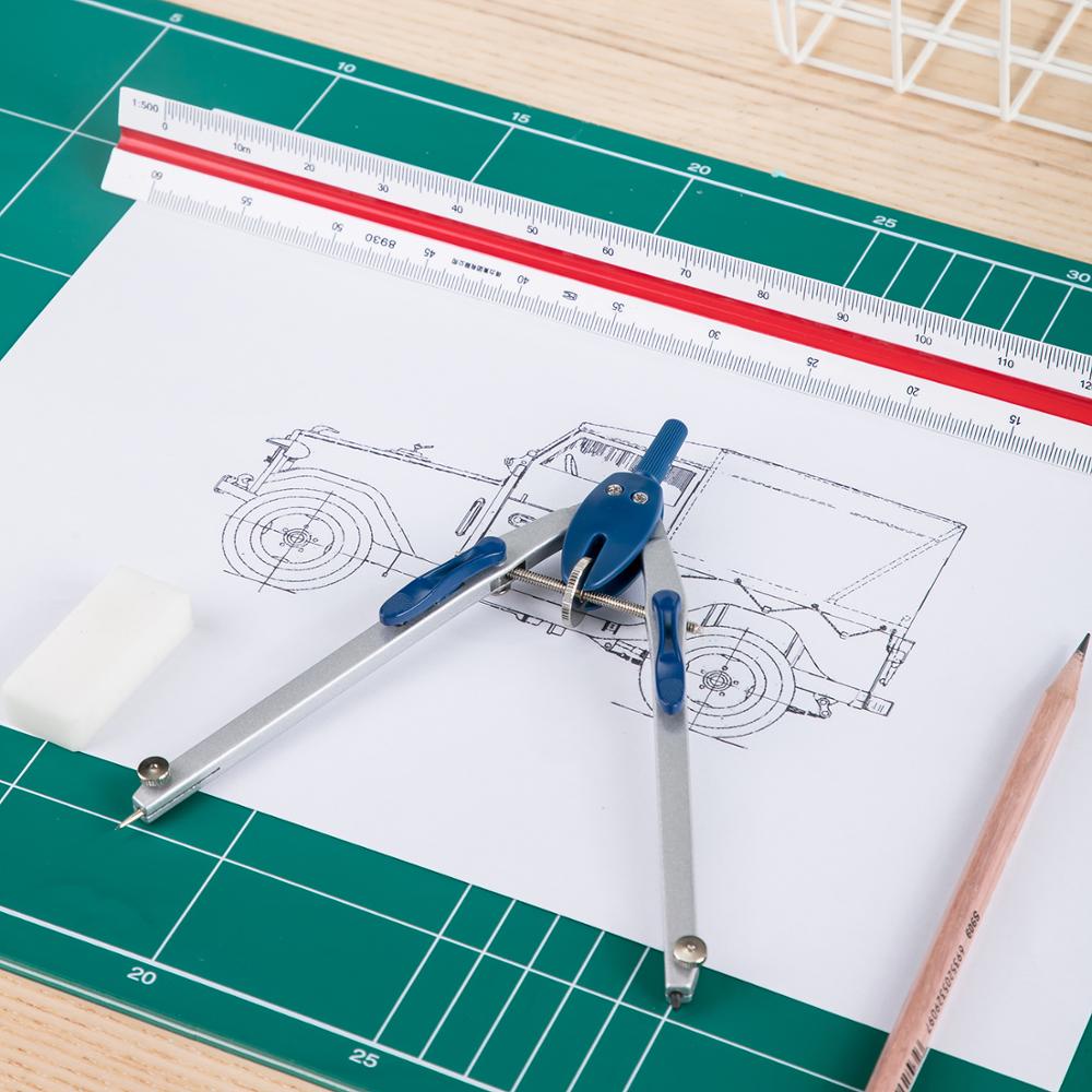 Bộ Compa Vẽ Hình Học Bằng Hợp Kim Kẽm Chuyên Nghiệp