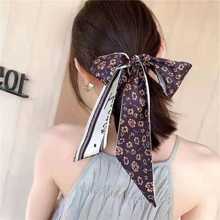 Khăn lụa sang trọng họa tiết tiểu thư, khăn lụa đa năng - Dustypink