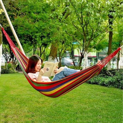 [FREESHIP] Võng Du Lịch, Cắm Trại Ngoài Trời Phối Nhiều Màu.