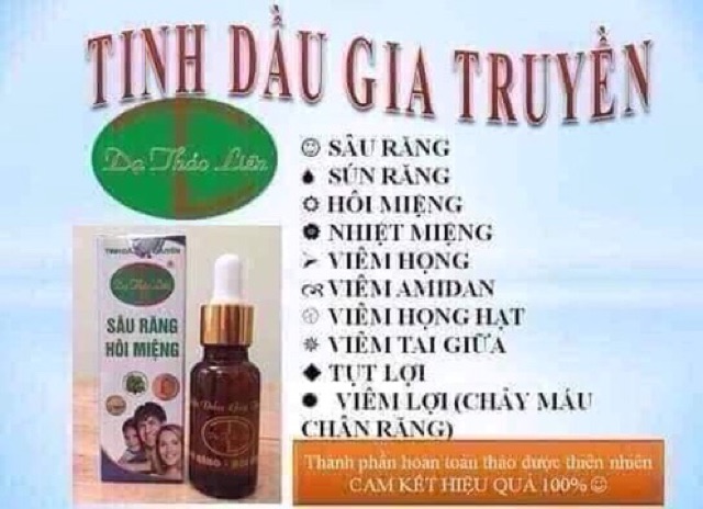 Thuốc sâu răng Dạ Thảo Liên