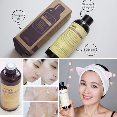 Nước Hoa Hồng Chống Viêm Dưỡng Ẩm Dear Klairs Supple Preparation Toner 180ml - HB0031