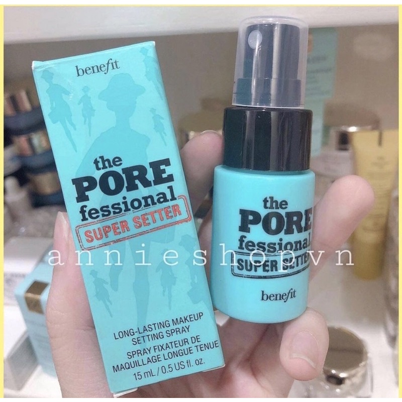 Xịt giữ lớp makeup Benefit The Pore Fessional Super Setter Minisize | WebRaoVat - webraovat.net.vn