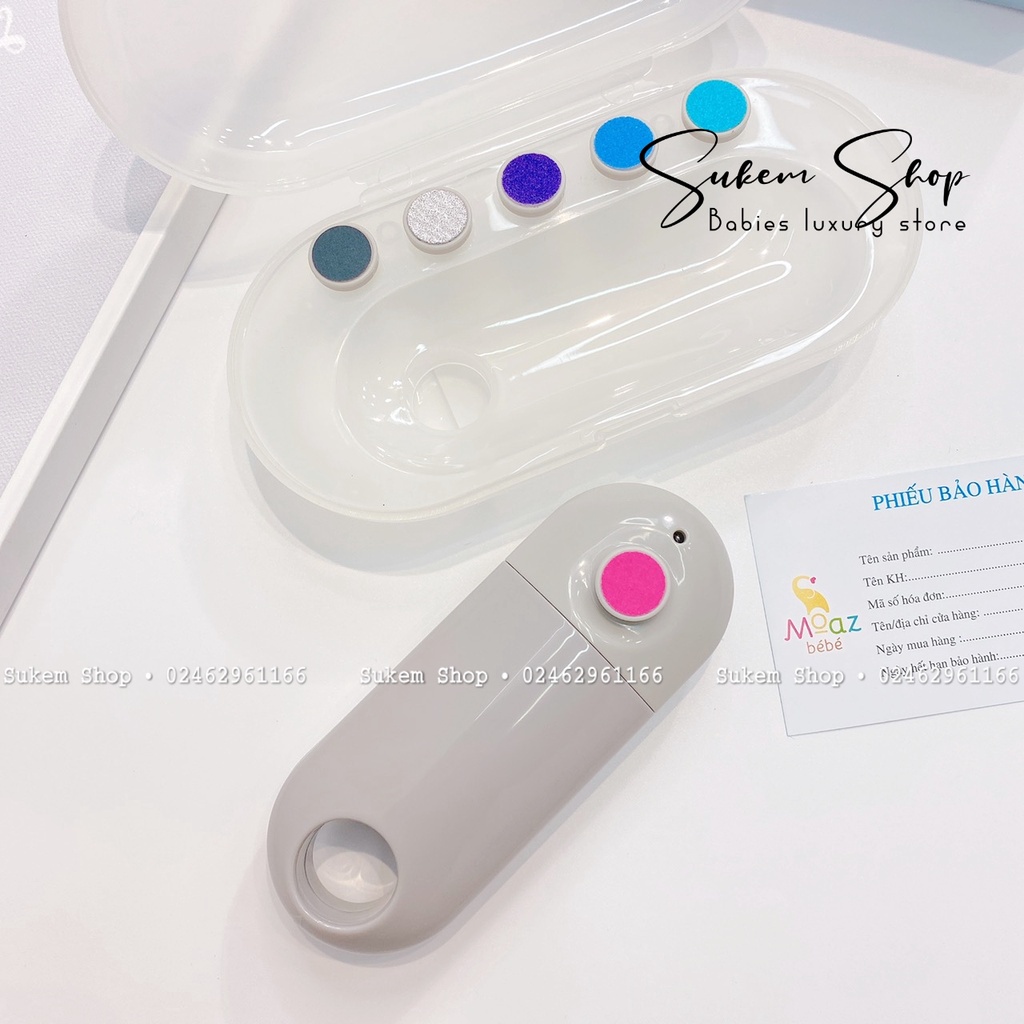 Máy mài móng tay cho bé, máy dũa móng tay cho bé Moaz Bebe MB-015